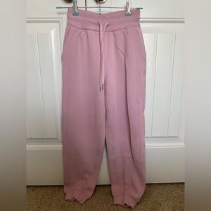 Pinkish purple lululemon sweatpants